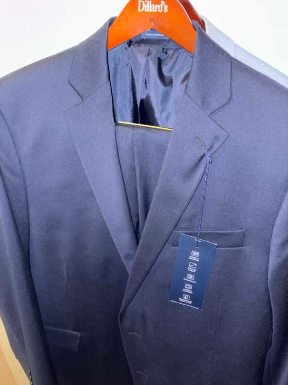Stafford Men's Dark Navy Suit Jacket